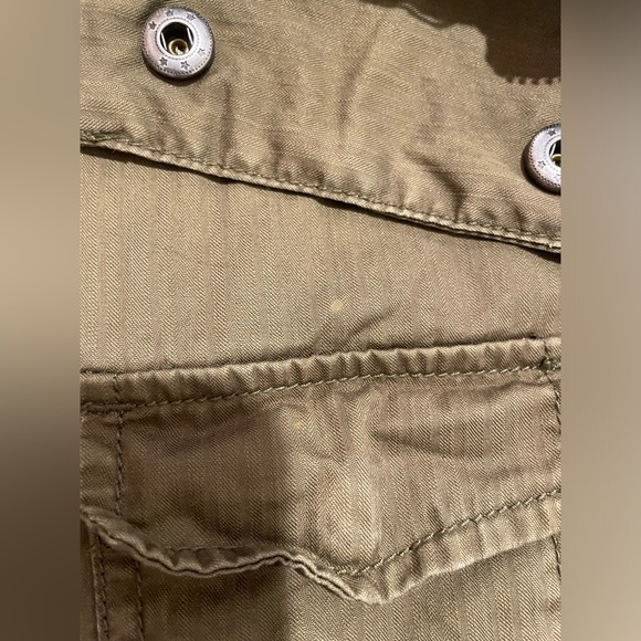 Horny Toad Green Ghostwriter Utility Jacket Wool Blend Lining Women’s Size Small - Picture 16 of 16